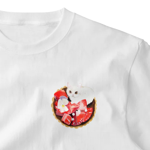 Strawberry × Cat One Point T-Shirt