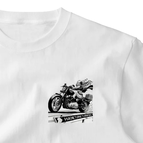 バイク女子 04 One Point T-Shirt