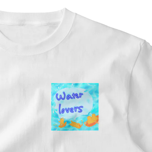 Water lovers ワンポイントTシャツ