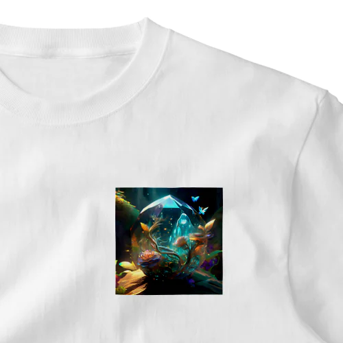 幻想世界_水晶 ワンポイントTシャツ