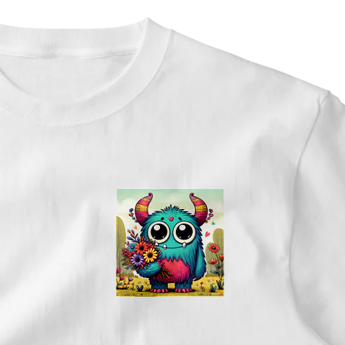 ファンタジーモンスターの花束マジック One Point T-Shirt