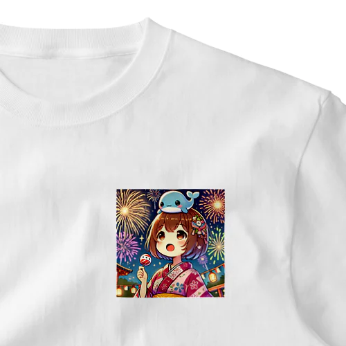 音羽ちゃん - 夏祭り ワンポイントTシャツ