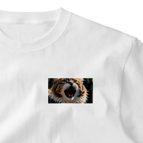 くしゃみ猫 ワンポイントTシャツ