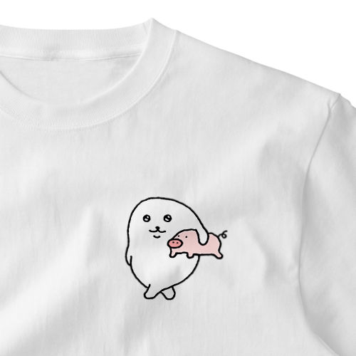 やわめとブタモドキ One Point T-Shirt