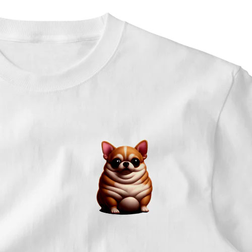 ぽちゃ犬 One Point T-Shirt