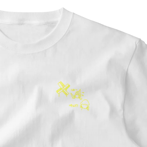 ドンキ猫(黄) ワンポイントTシャツ