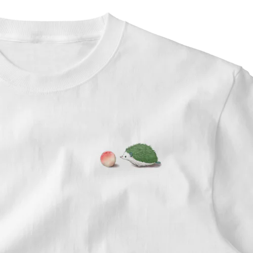 ハリーと桃 One Point T-Shirt