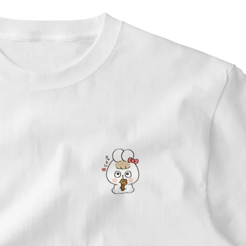 可愛すぎるウサギ きゅるん One Point T-Shirt