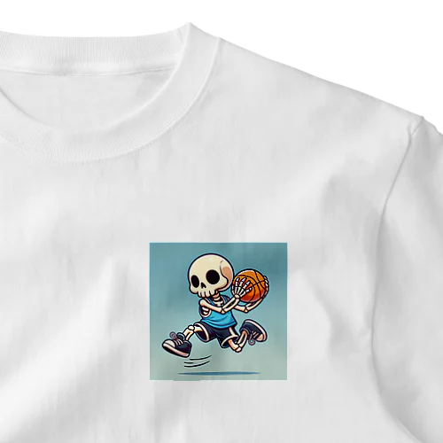 スカルフープ：ゴーストプレイヤーのダンクショット One Point T-Shirt