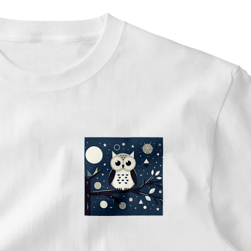 ジオメトリックフクロウ part７ One Point T-Shirt