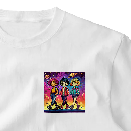 銀河のはてまであるきます。 One Point T-Shirt