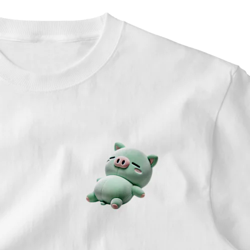おやすみ🐷さん One Point T-Shirt