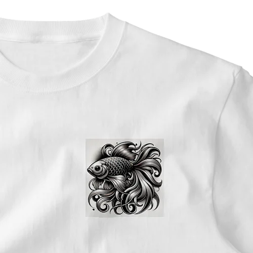 タトゥー風の金魚 One Point T-Shirt