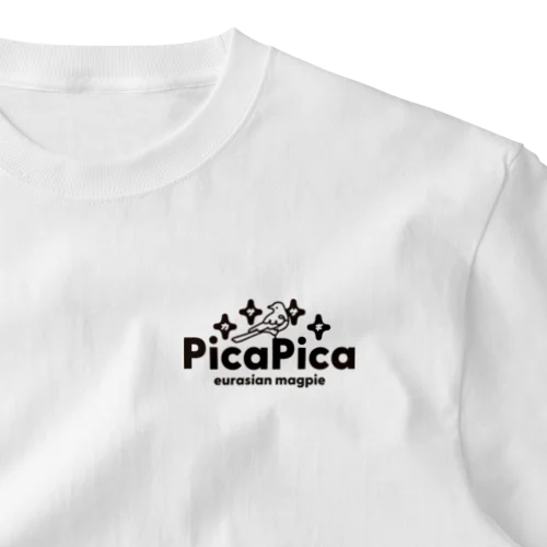 カササギ One Point T-Shirt