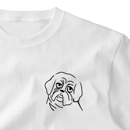 マスティフ 線画 One Point T-Shirt