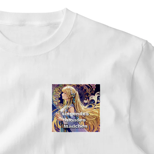アール・ヌーヴォー風の少女 One Point T-Shirt
