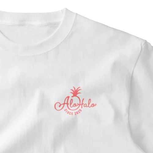 ALOHALO Pineapple One Point T-Shirt