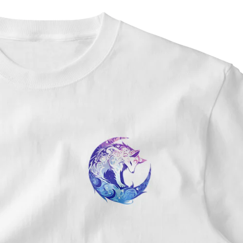 月とキツネ One Point T-Shirt