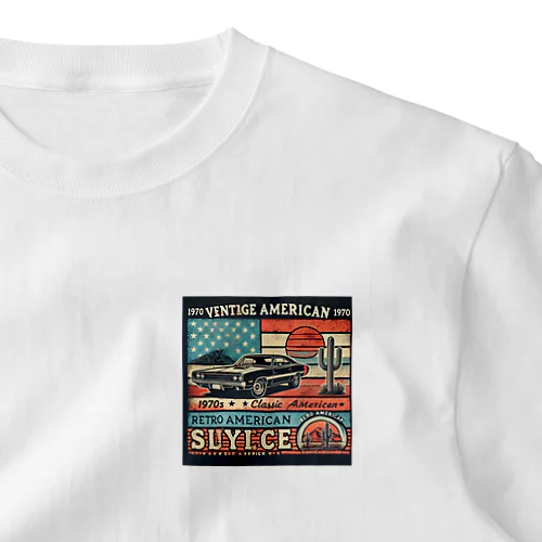 アメリカっぽいやつ One Point T-Shirt