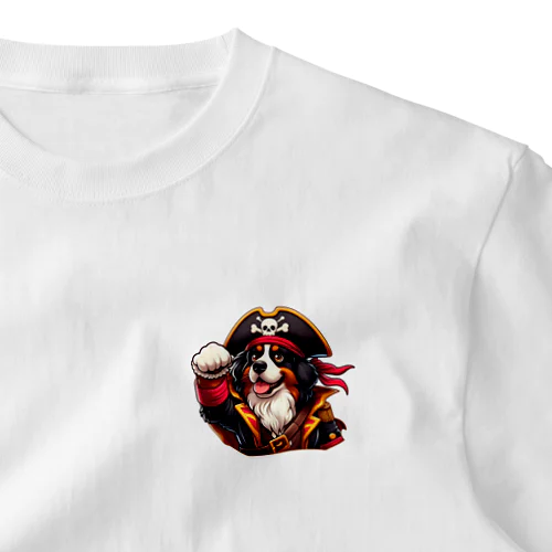 海賊コスのバーニーズマウンテンドッグ One Point T-Shirt