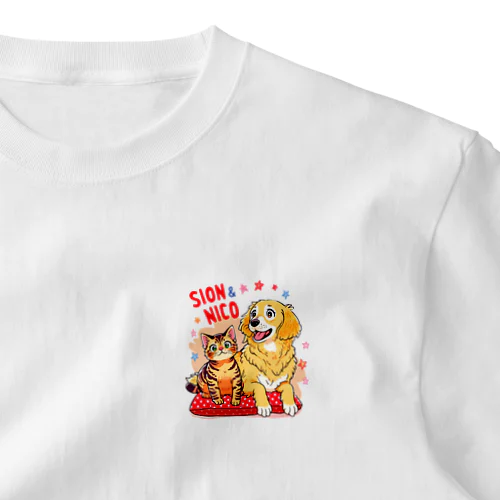 CATLES SION＆NICO One Point T-Shirt