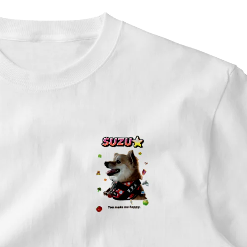 しあわせはすずといっしょ One Point T-Shirt
