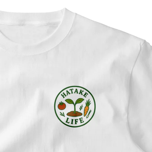 「HATAKE LIFE ロゴグッズ」 One Point T-Shirt