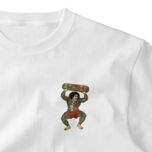 和柄イダー One Point T-Shirt