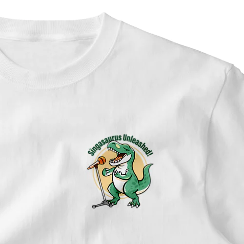 ティラノ・熱唱シンガザウルス One Point T-Shirt
