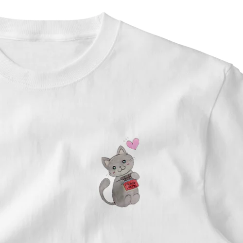 にゃんことチョコレート One Point T-Shirt