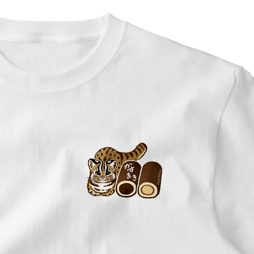 さりげなくキュンを胸に🐾かすまきとやまねこ One Point T-Shirt