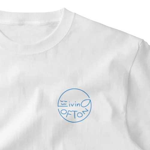 まあるいオフトゥンぐらし！ロゴ One Point T-Shirt