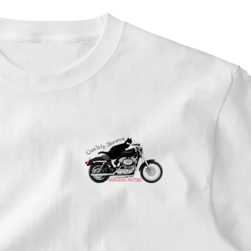 HANAGURO MOTORS ワンポイントTシャツ