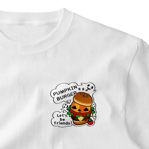 Gz かぼちゃバーガーA ワンポイントTシャツ