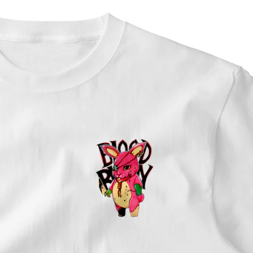 BLOOD BUNNY ワンポイントTシャツ