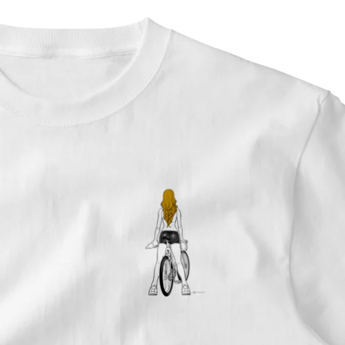 fixed bike ワンポイントTシャツ