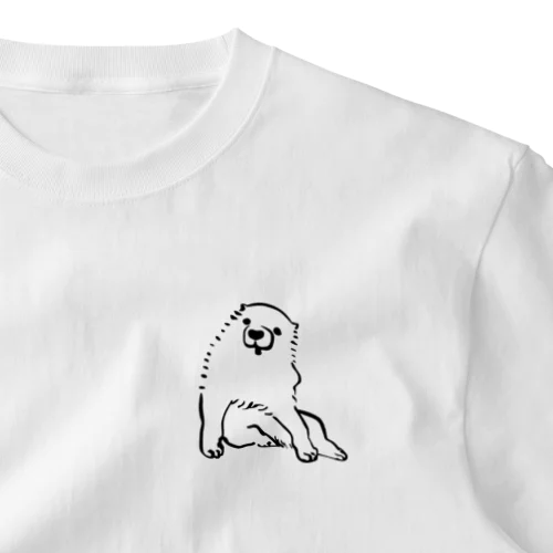 犬 / 長沢芦雪 One Point T-Shirt