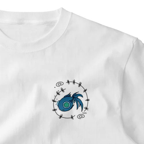 青魚 ワンポイントTシャツ