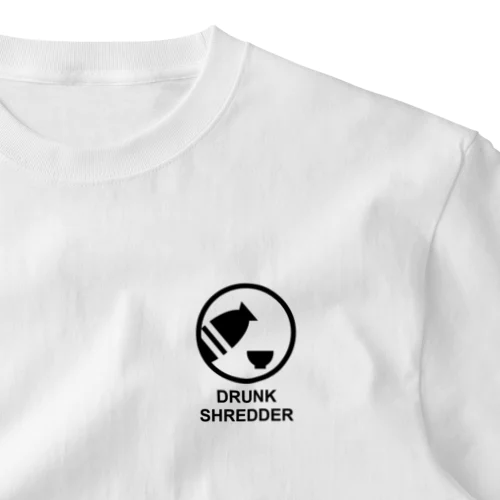 DRUNK SHREDDER ワンポイントTシャツ