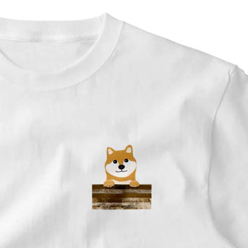 柴犬(ワンポイント) ワンポイントTシャツ