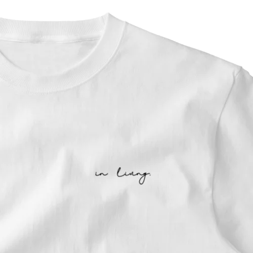 in living. BASIC LOGO One Point T-Shirt