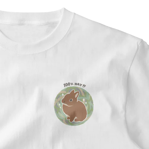 牧草100% One Point T-Shirt