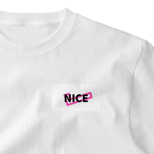 NICE ワンポイントTシャツ