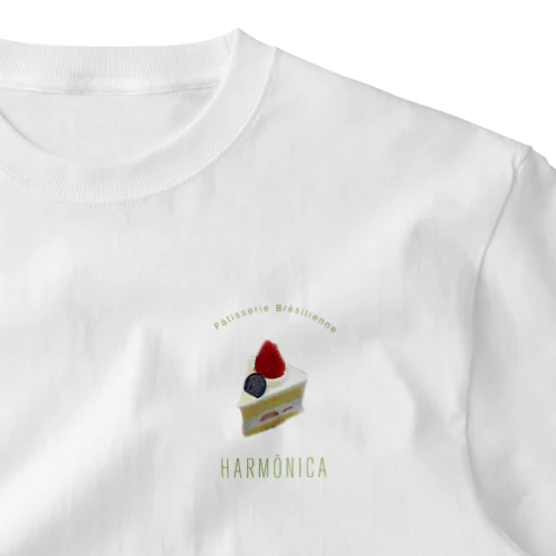 ハーモニカショートケーキ ワンポイントTシャツ