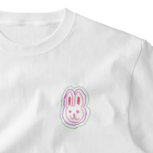 クレヨンうさぎ🐰 ワンポイントTシャツ