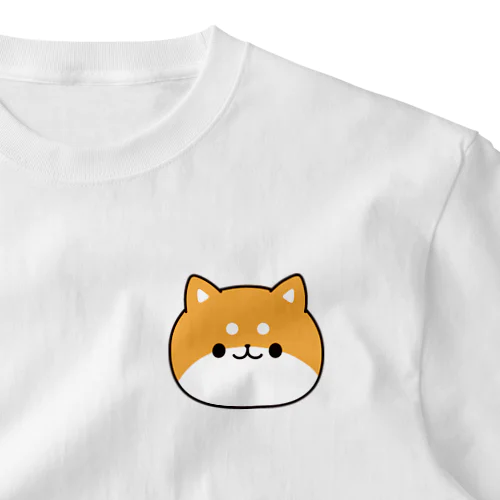 お返事シバイヌくん　ビッグフェイスver. One Point T-Shirt