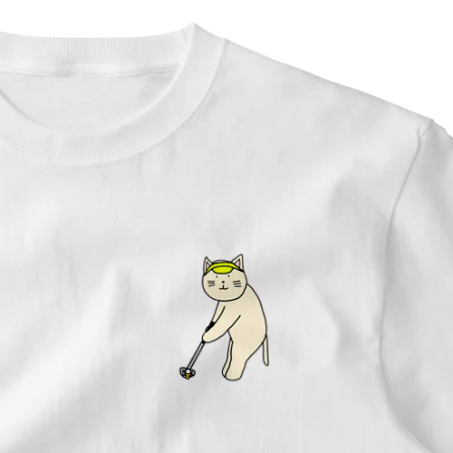 ゴルファーねこ One Point T-Shirt