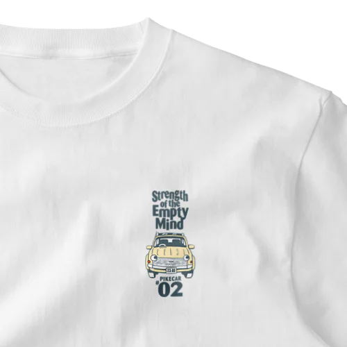 レトロカー02(アイボリー)  ワンポイントTシャツ