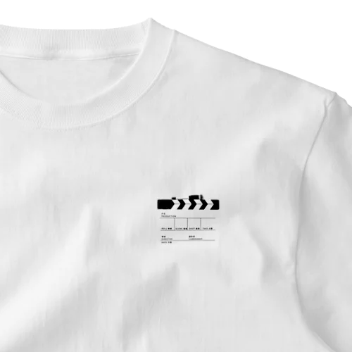繁体字のカチンコ One Point T-Shirt