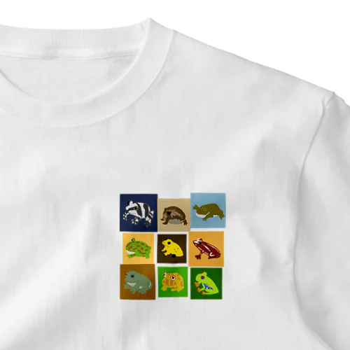 カエルの集い ワンポイントTシャツ